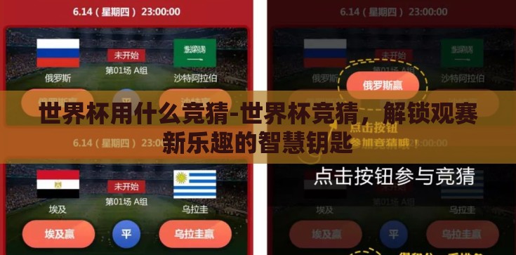 世界杯用什么竞猜-世界杯竞猜,解锁观赛新乐趣的智慧钥匙 世界杯用什么竞猜-世界杯竞猜,解锁观赛新乐趣的智慧钥匙